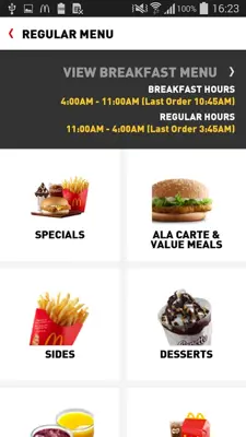 McDelivery Malaysia android App screenshot 3